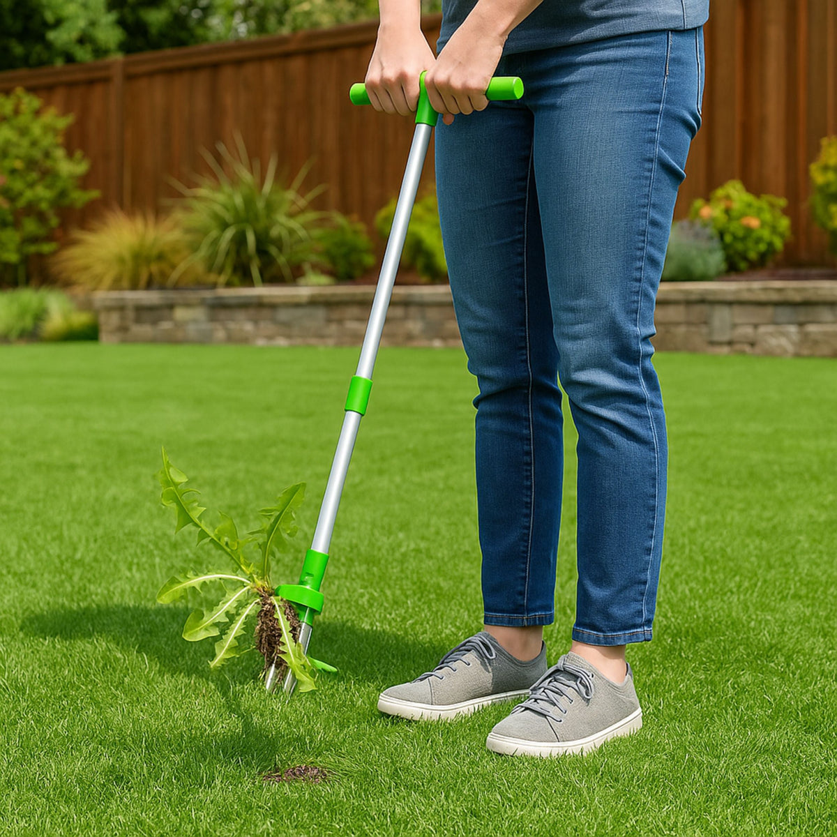 Stand Up Weed Puller — EasyGardenTools product photograph