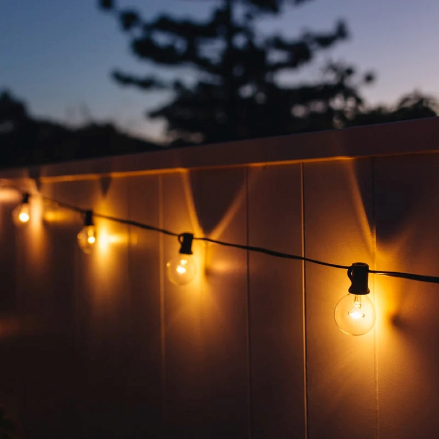 Solar Festoon Lights | Starter Set | Warm White | 25 Bulbs — EasyGardenTools product photograph