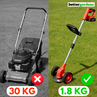 Easygardentools™ 3-in-1 Lawn Mower + 2 FREE Batteries & FULL Kit
