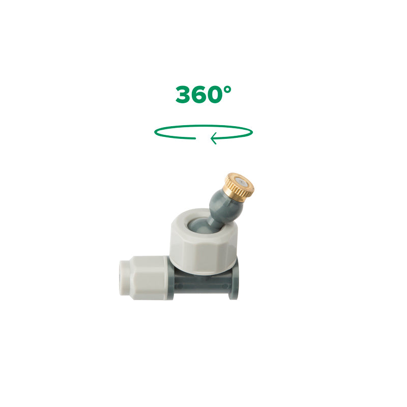 Misting System Stop Mist Valve - Adjustable Head