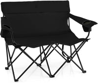 Double Camping Chair, 2-Person Outdoor Folding Love seat