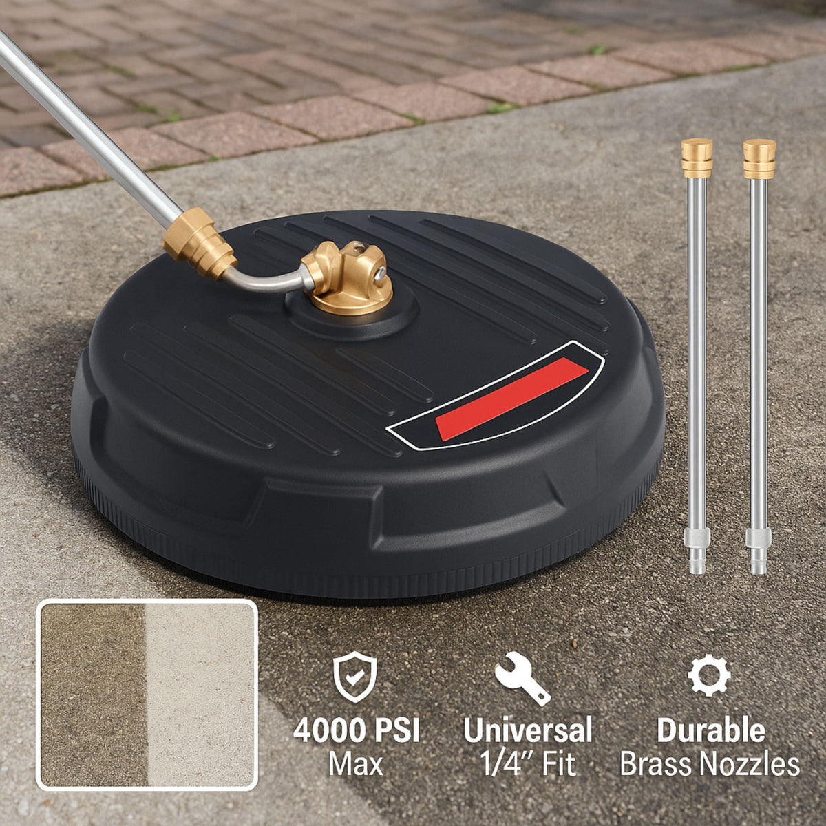 Easygardentools™ 15-Inch Pressure Washer