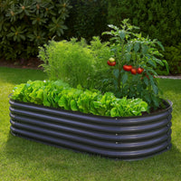 Easygardentools™ Galvanised Steel Raised Garden Bed