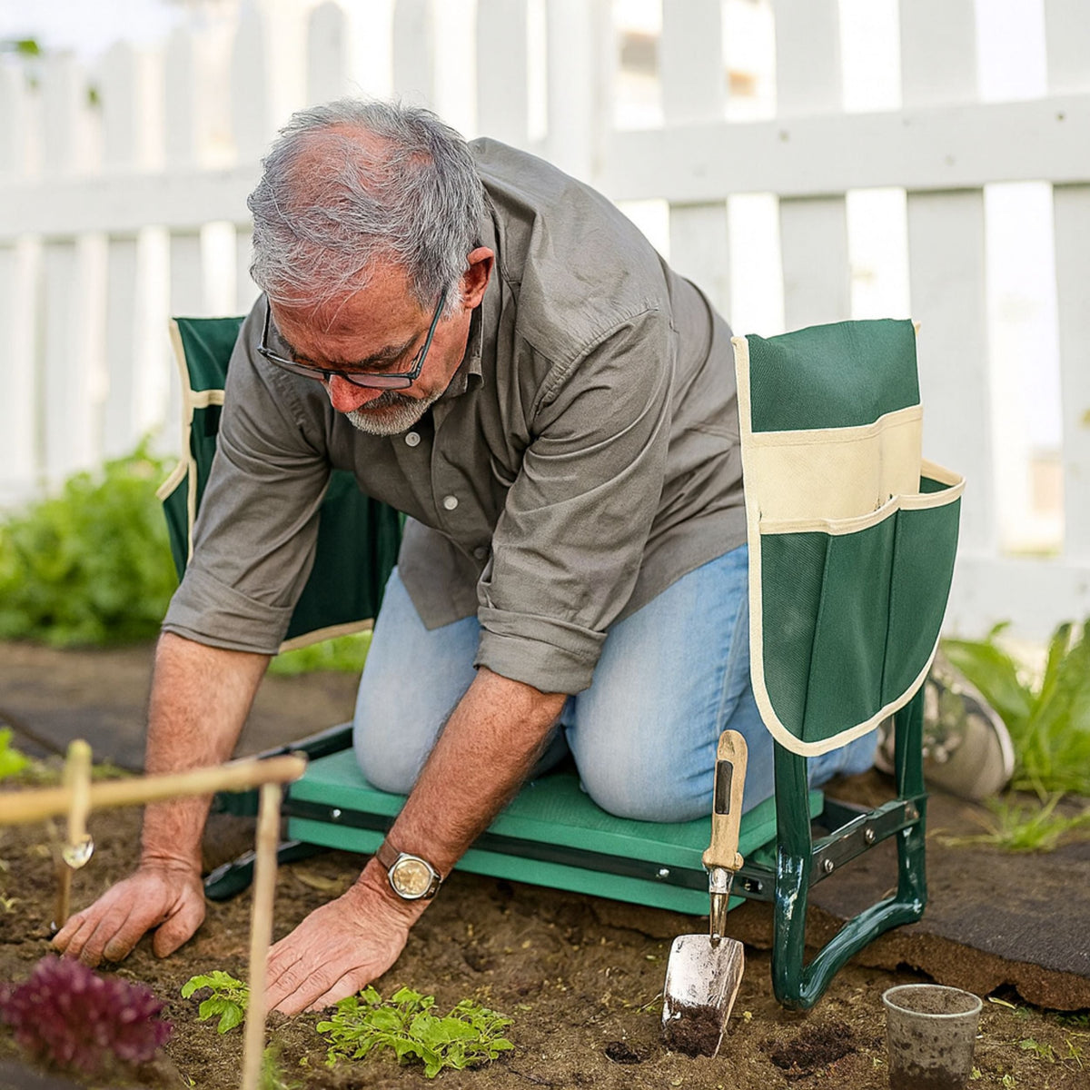 Easygardentools™ 3-in-1 Garden Kneeler
