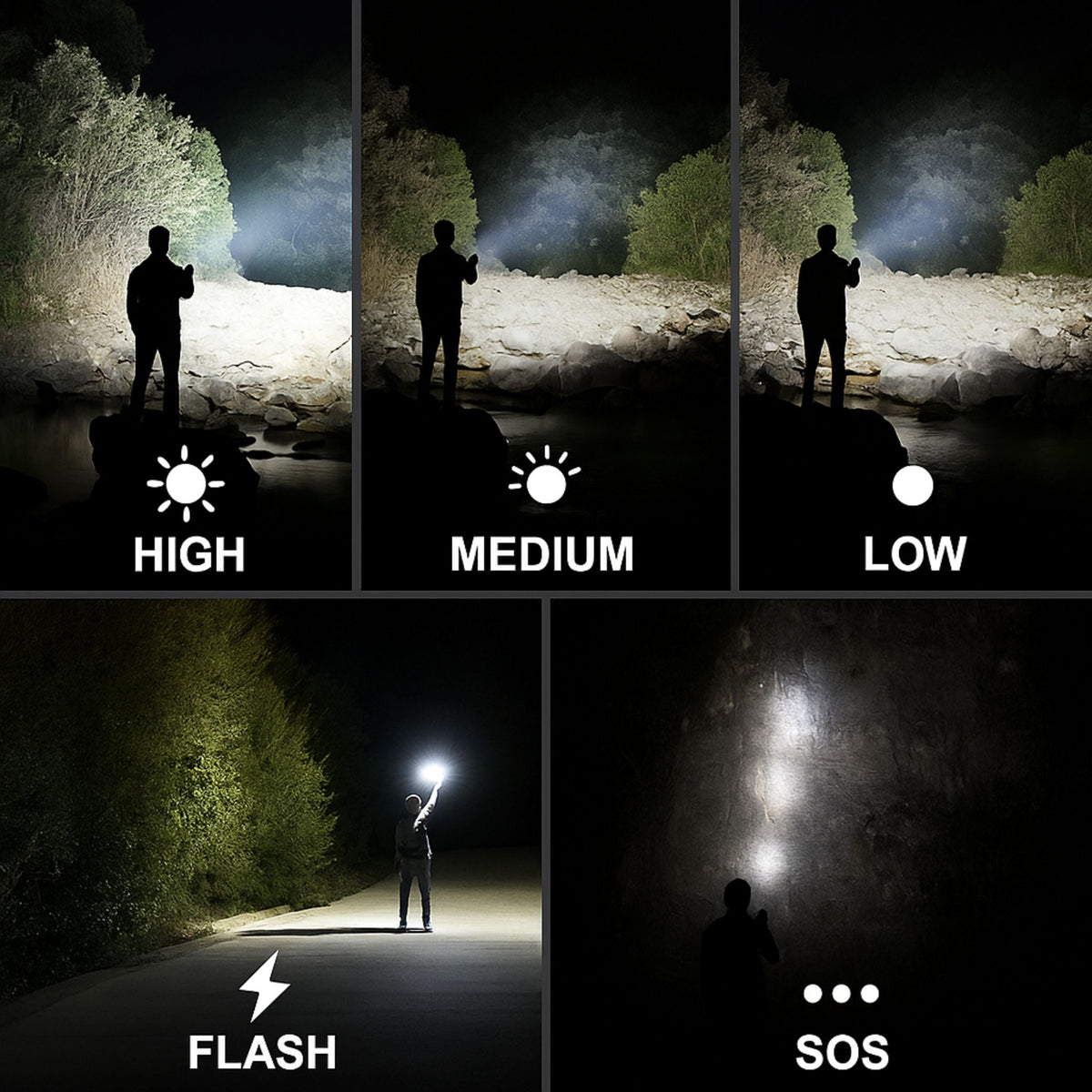 Easygardentools™ Army-Grade LED Torch