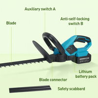 Easygardentools™ Lightweight Hedge Trimmer Full Kit