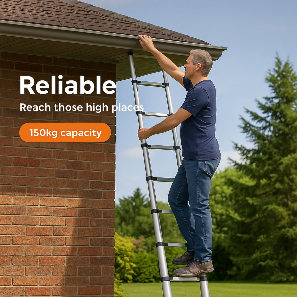 Easygardentools™  Extendable Easy Reach Ladder