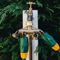 4-Way Brass Tap Adapter