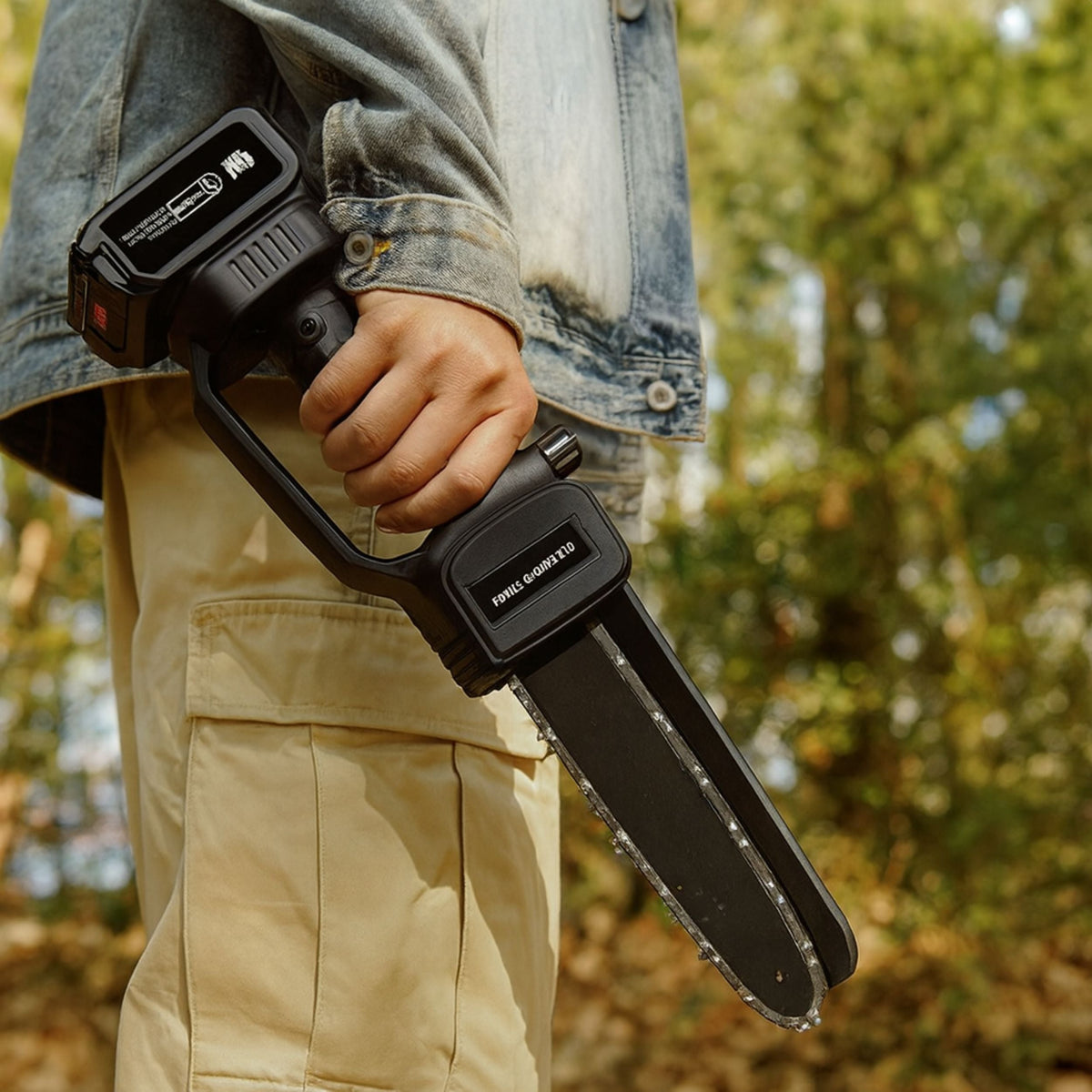 Easygardentools™ Extendable 2-in-1 Mini Chainsaw Kit + 2 FREE Batteries