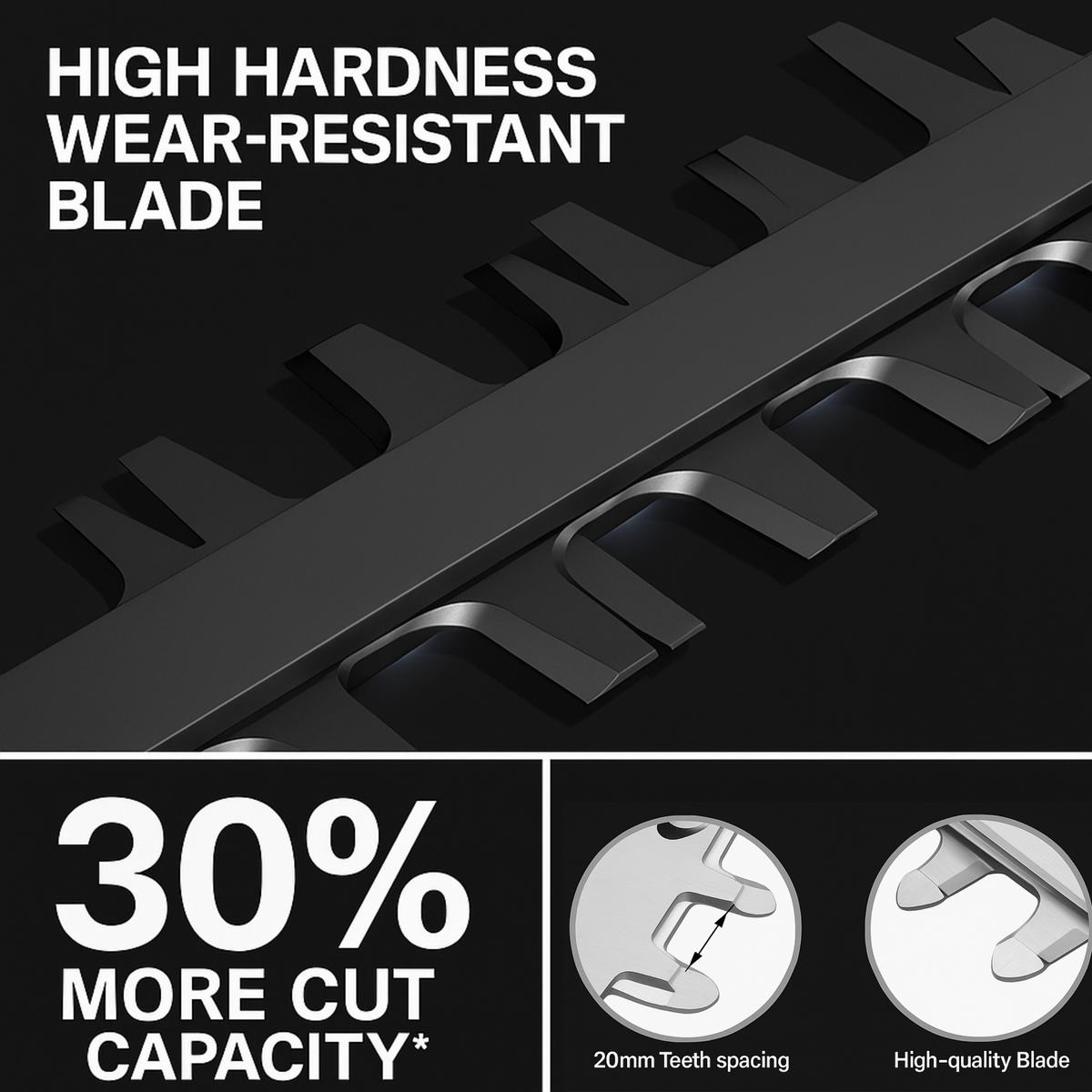 Easygardentools™ Lightweight Hedge Trimmer Full Kit