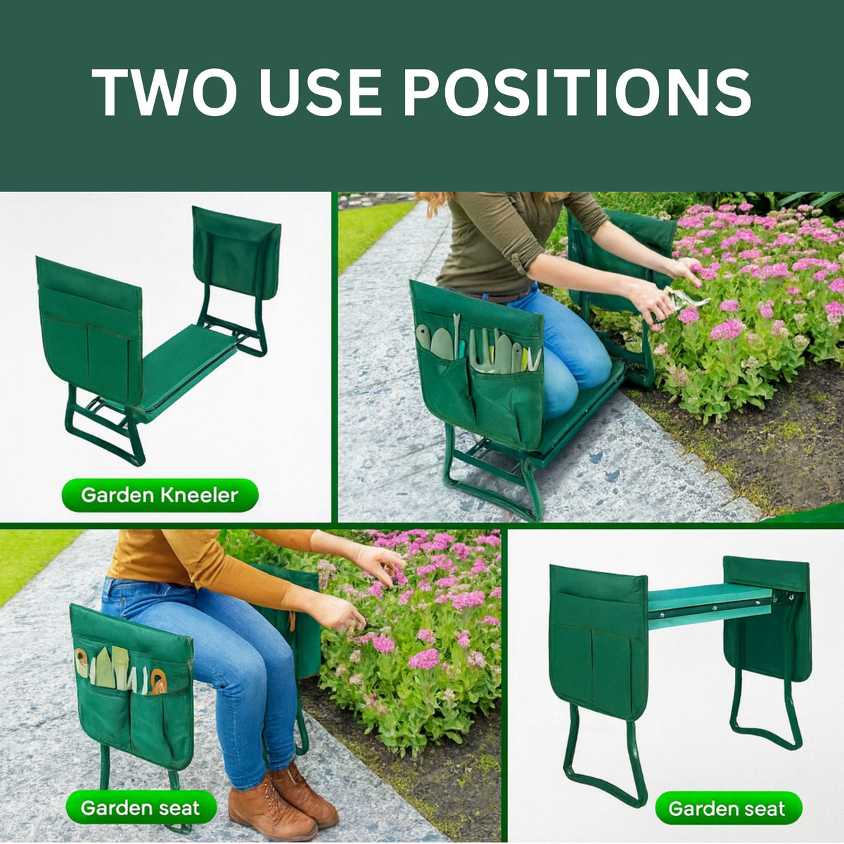 Easygardentools™ 3-in-1 Garden Kneeler
