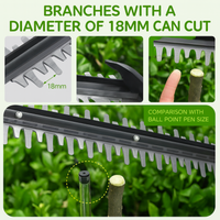 Easygardentools™ Lightweight Hedge Trimmer Full Kit