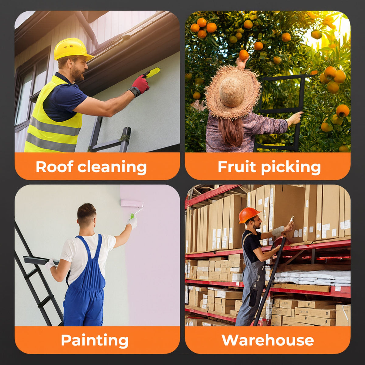 Easygardentools™  Extendable Easy Reach Ladder