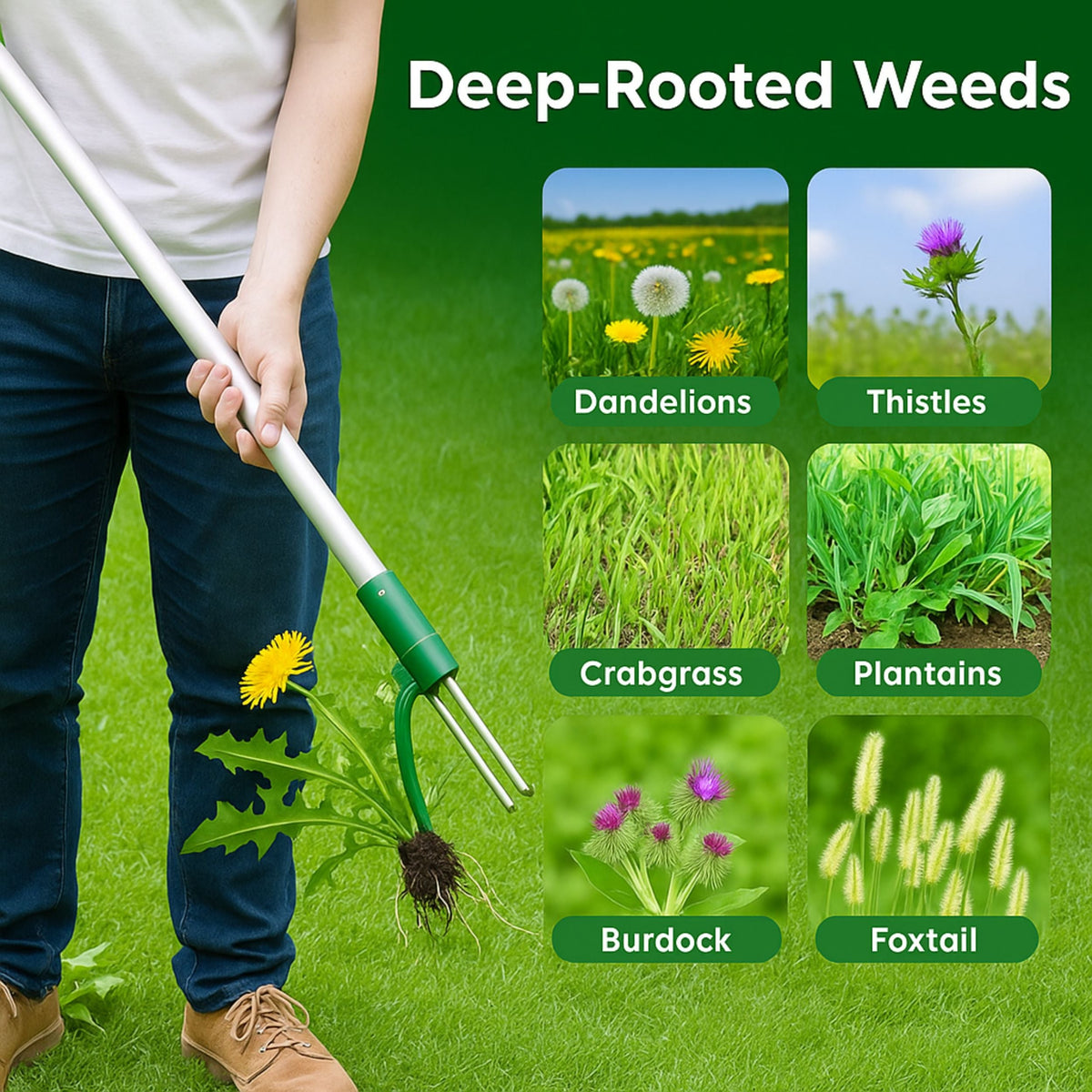 Easygardentools™ Stand Up Weed Puller