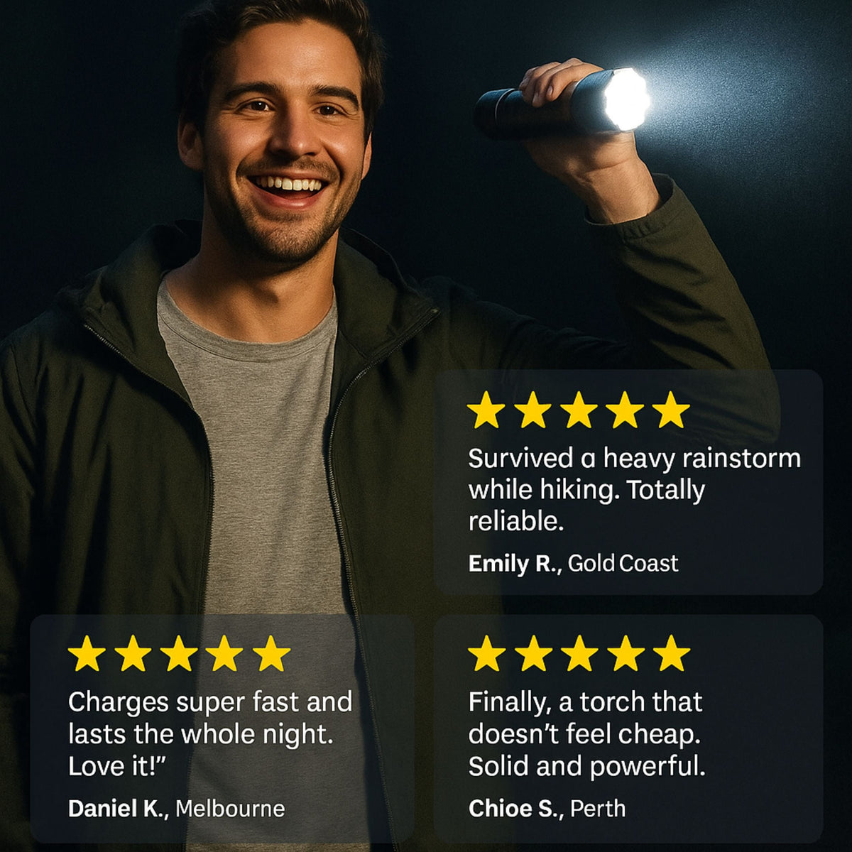 Easygardentools™ Army-Grade LED Torch