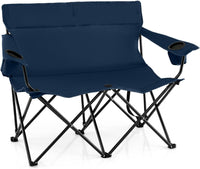Double Camping Chair, 2-Person Outdoor Folding Love seat