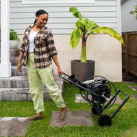 Metal Hose Reel Cart