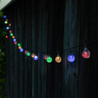 Solar Festive String Lights | Multi-coloured | 50 LED | BUBBLE