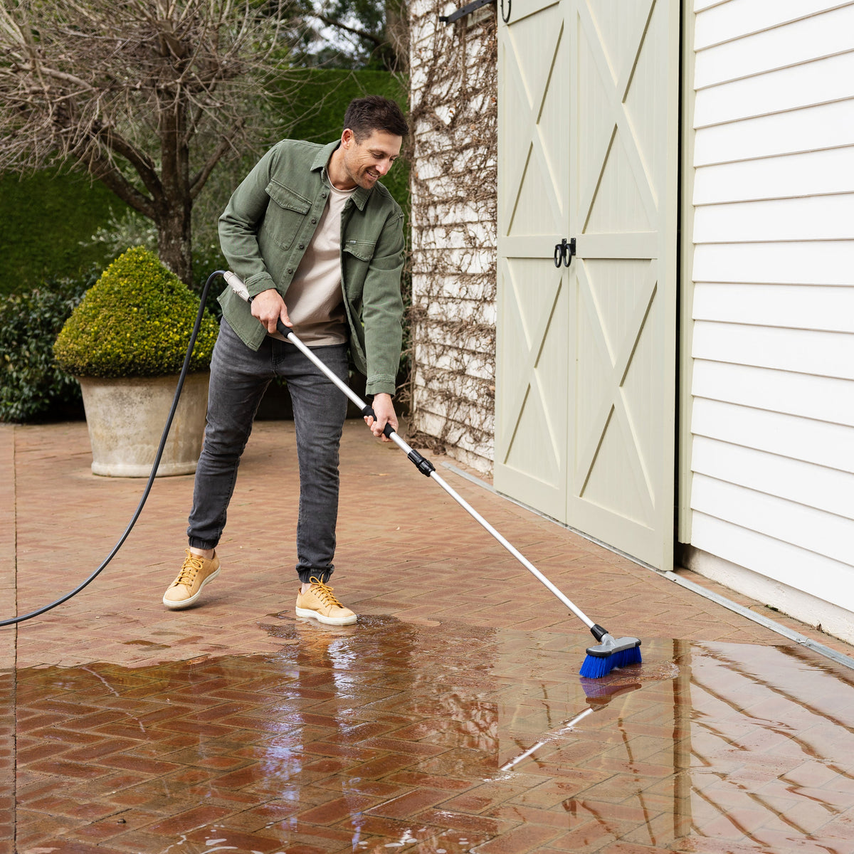 All-in-One Extendable Cleaning Brush & Head Set