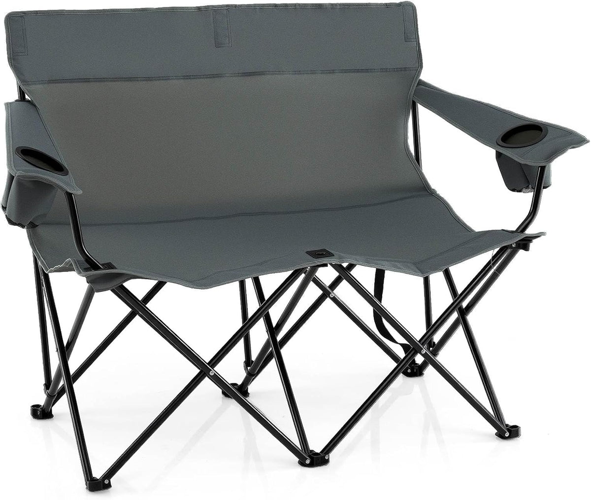 Double Camping Chair, 2-Person Outdoor Folding Love seat