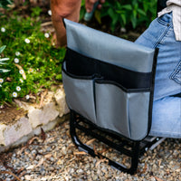 Folding Garden Kneeler & Seat with Tool Pouches