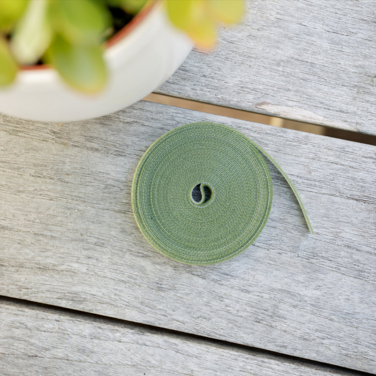 Reusable Hook & Loop Plant Tie | 12mm x 5m Roll