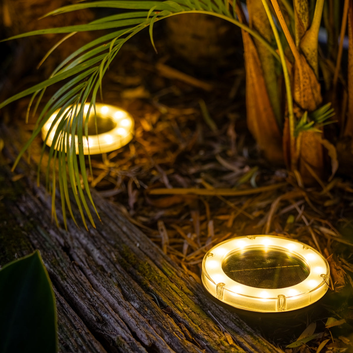 Solar Ground Light | Warm White | 2 Pack | KIRKOS