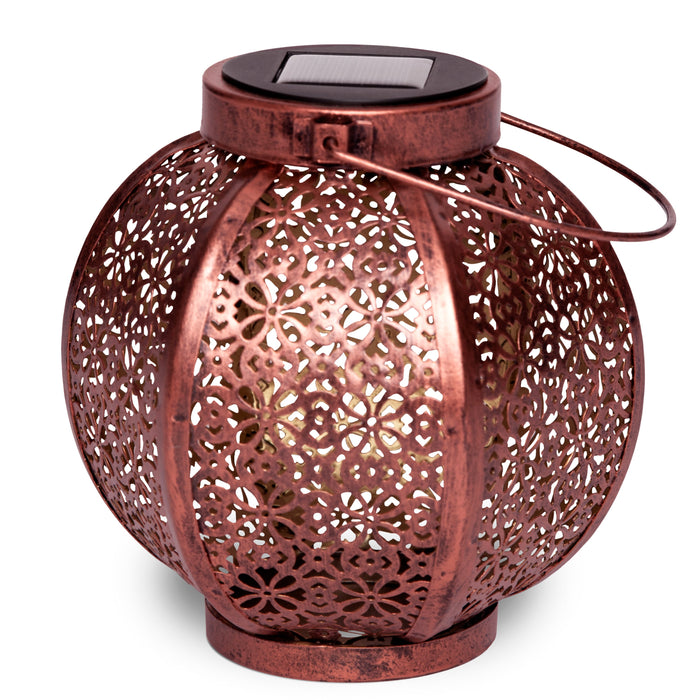 Moroccan Inspired Solar Lantern | 1LED | BAZAAR