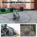 Ultimate Mobile Garden Hose Cart - 45m Heavy Duty Reel with Easy-Glide Wheels