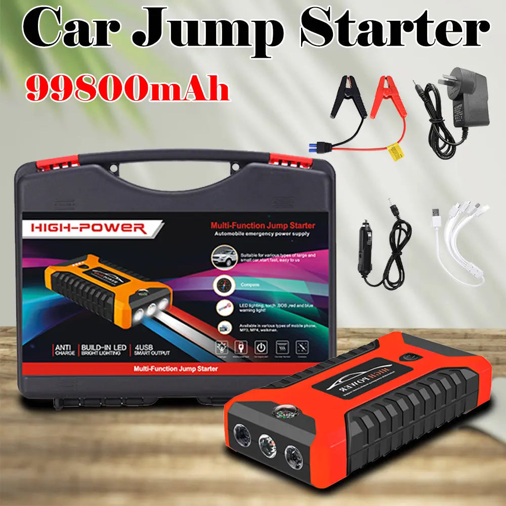 Portable Pro Car, Truck Jump Start & Power Bank
