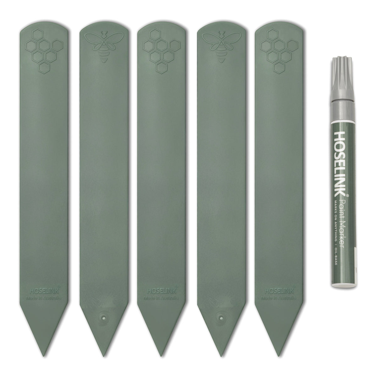 Recycled Plastic Plant Labels & Marker Pen Pack