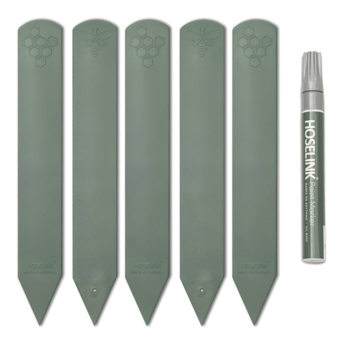 Recycled Plastic Plant Labels & Marker Pen Pack