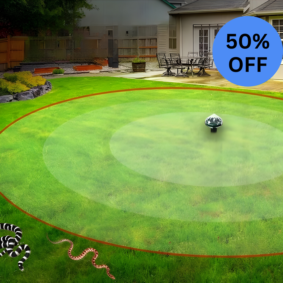 Easygardentools™ Solar Snake Repeller