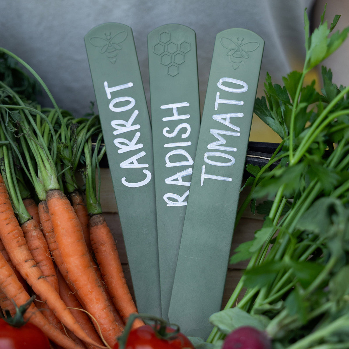 Recycled Plastic Plant Labels & Marker Pen Pack