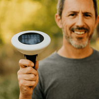 Easygardentools™ GlowDisc Solar Ground Light Pack