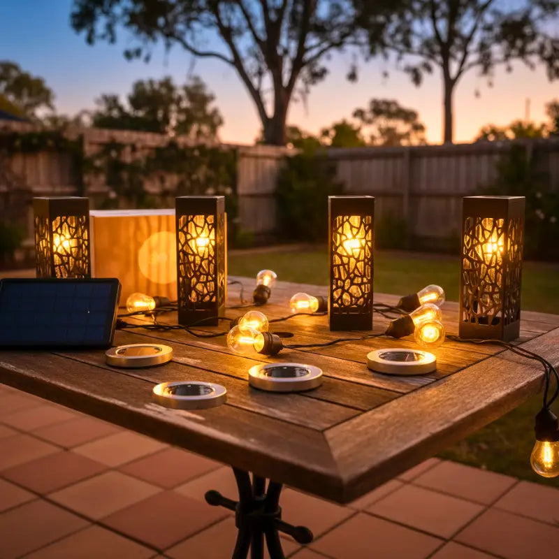SolaGarden™ Small Light Bundle (With Festoon Lights)