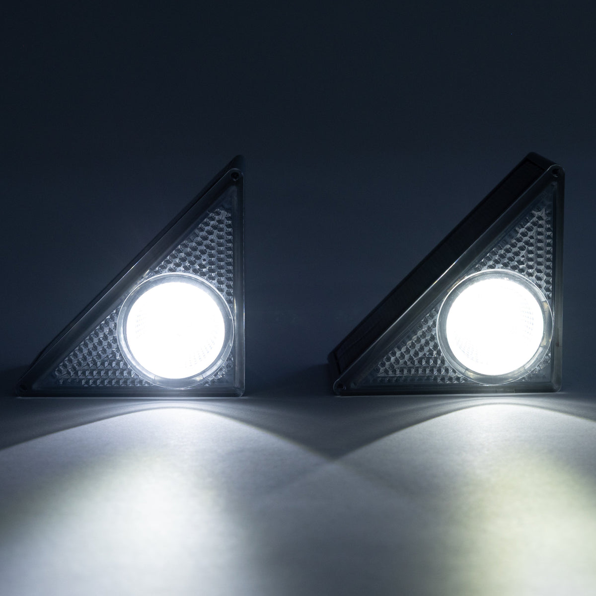 Solar Corner Step Light | Multi-coloured | 2 PACK | TRIANGLE