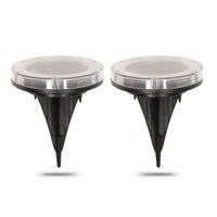 Solar Ground Light | Warm White | 2 Pack | KIRKOS