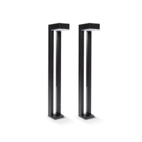 Solar Path Lights with Glass Insert | Warm White | 2 Pack | SVELTE