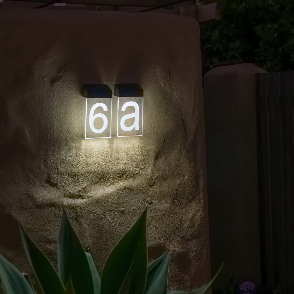 Solar Light Numbers Solar Illuminated House Numbers | 3 Colour Modes | AVENUE ...