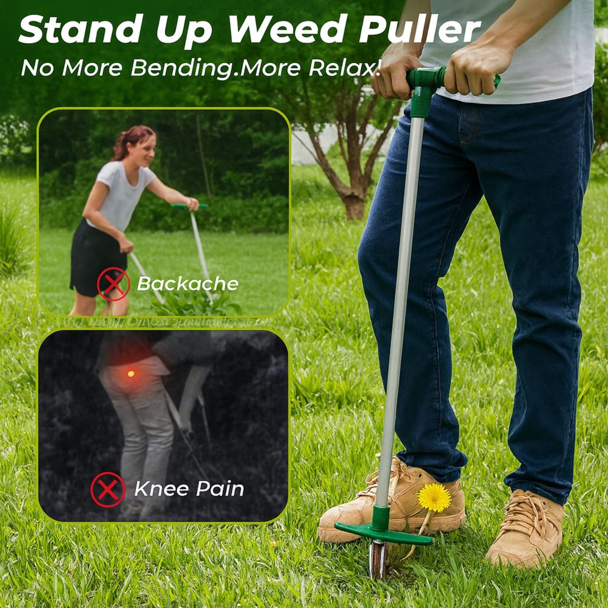 Easygardentools™ Stand Up Weed Puller