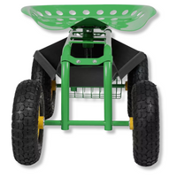 Easygardentools™ 360° Seated Garden Cart
