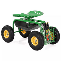 Easygardentools™ 360° Seated Garden Cart