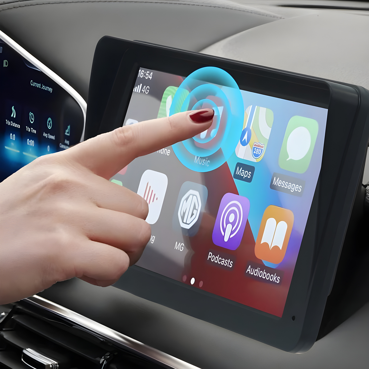 Easygardentools™ 7" HD Touch Screen CarPlay + FREE Reversing Camera