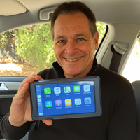Easygardentools™ 7" HD Touch Screen CarPlay + FREE Reversing Camera