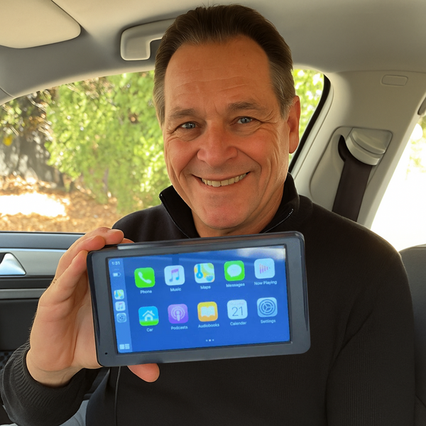 Easygardentools™ 7" HD Touch Screen CarPlay + FREE Reversing Camera