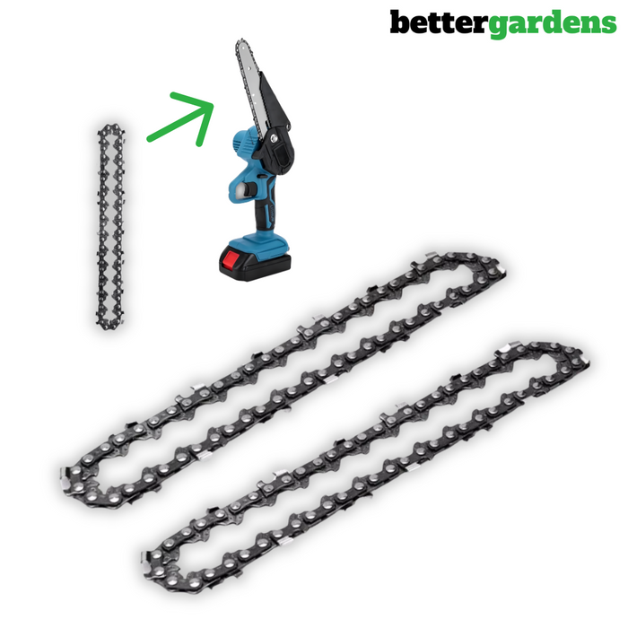 Easygardentools™ 6" Mini Chainsaw Chains - 2 PIECES