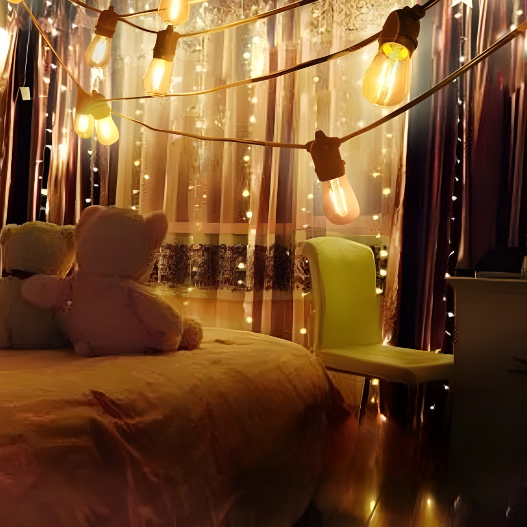 Easygardentools™ 20m Weather-Proof LED Festoon Lights