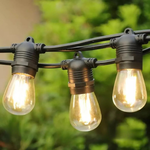 Easygardentools™ 20m Weather-Proof LED Festoon Lights
