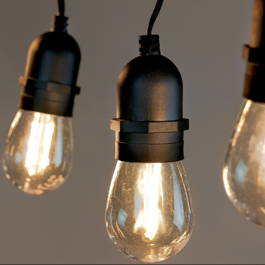 Easygardentools™ 20m Weather-Proof LED Festoon Lights